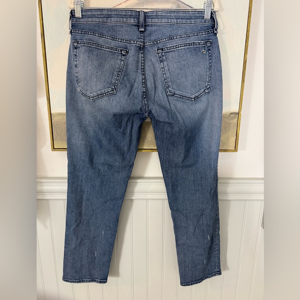 RAG & BONE Dre Low Rise Slim Boyfriend Crop Jeans Size 27 - Picture 3 of 7